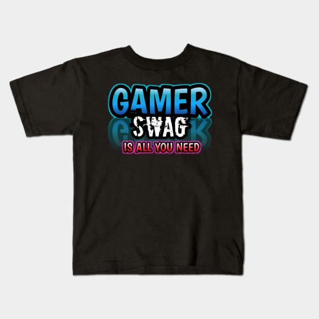Gamer Swag Kids T-Shirt by MaystarUniverse